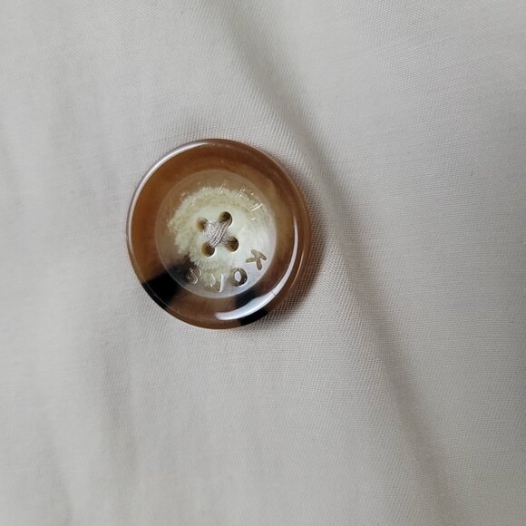 MICHAEL Michael Kors Double Breasted Trench Coat Classic Designer Outerwear - Picture 5 of 13